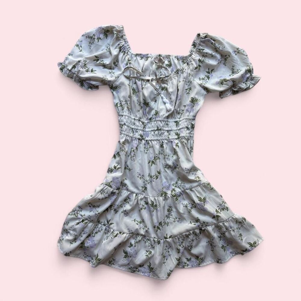 Unbranded Women's White and Cream Dress